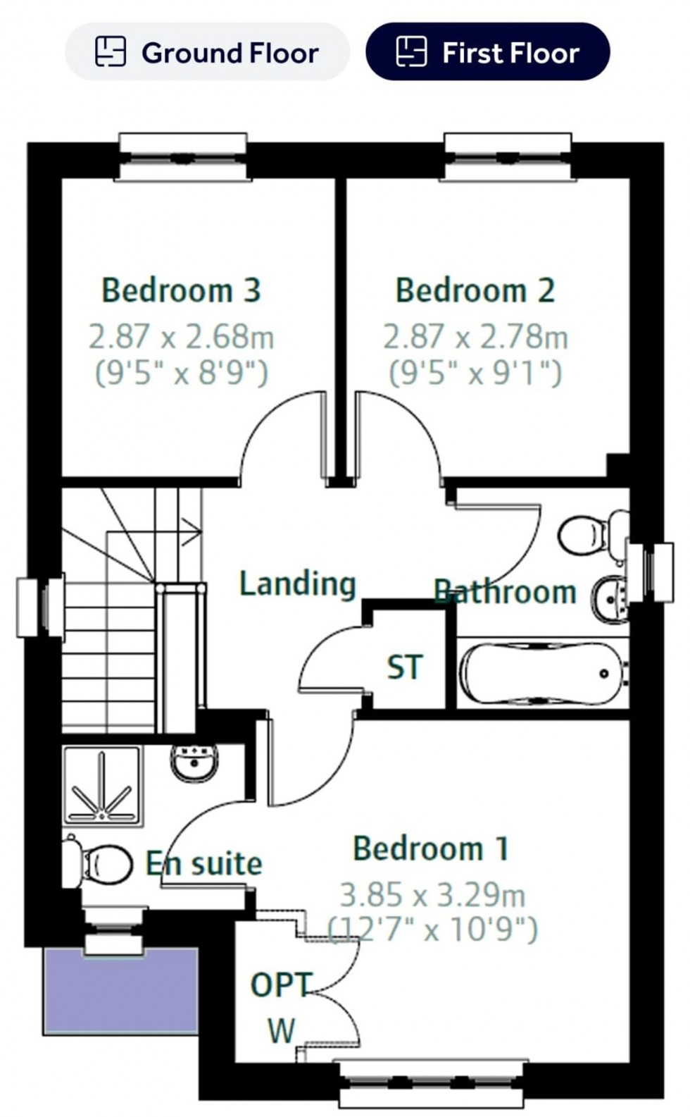 Floorplan for Tansay Drive, Chryston, G69