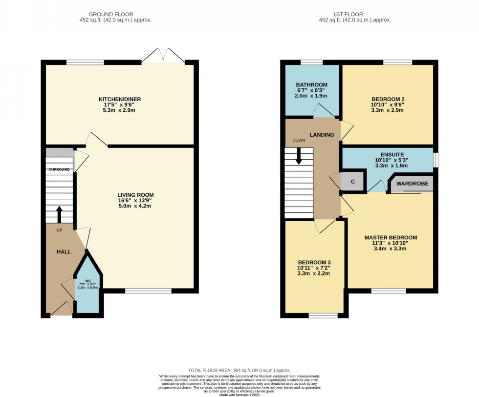 Floorplan for Furrow Crescent, Cambuslang, G72