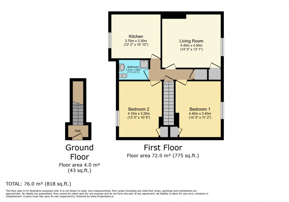 Floorplan for Reid Street, Salsburgh, ML7