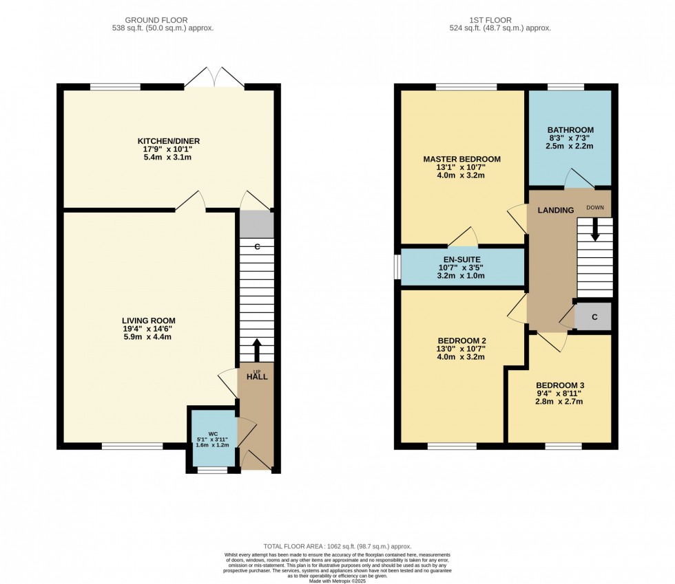 Floorplan for Arrol Wynd, Cambuslang, G72