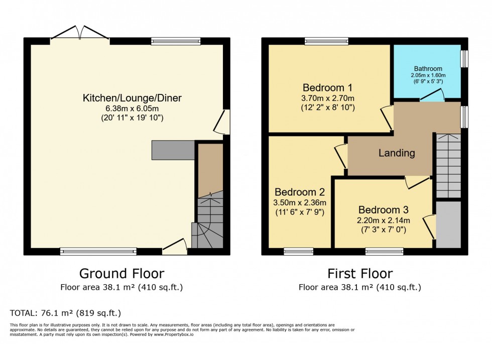 Floorplan for Sherdale Avenue, Chapelhall, ML6