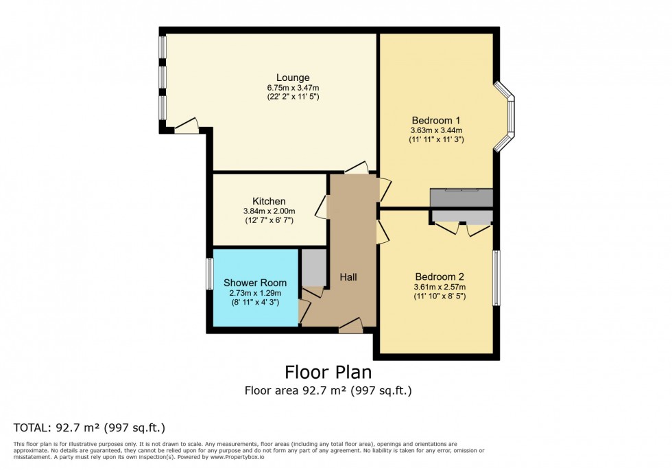 Floorplan for Powfoot Street, Glasgow, G31