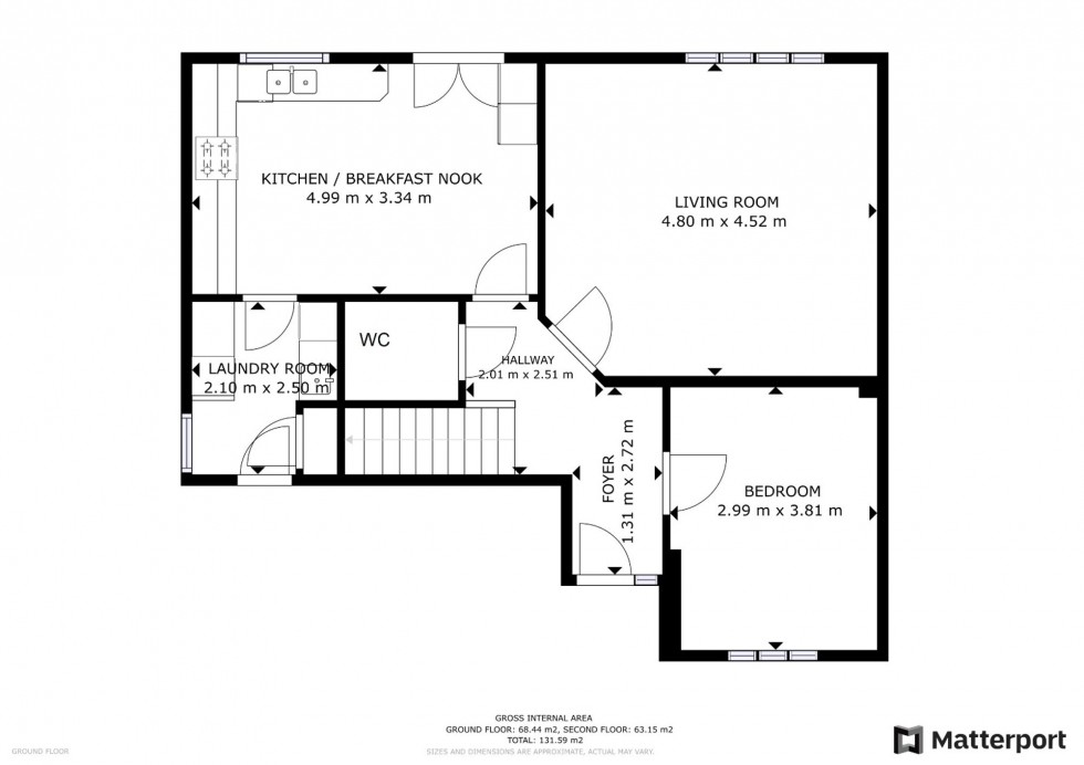 Floorplan for Tarbert Drive, Murieston, EH54