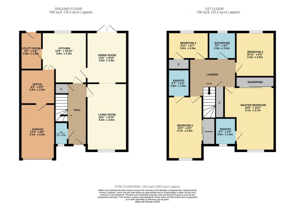 Floorplan for Wheatsheaf Wynd, Cambuslang, G72