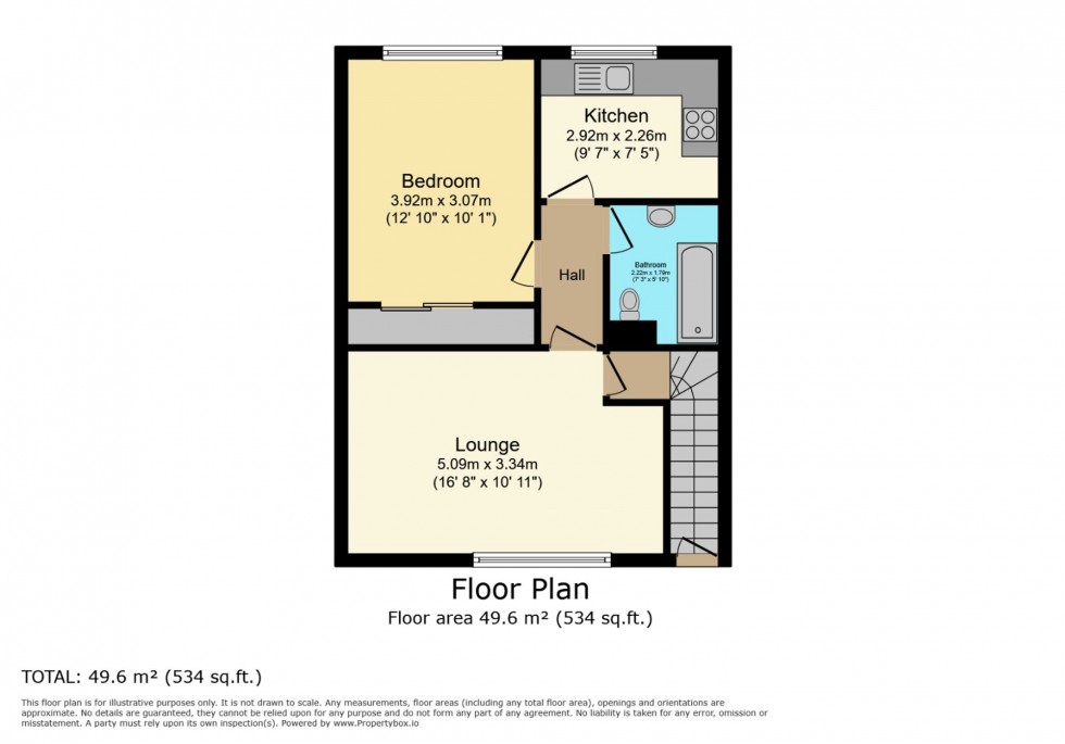 Floorplan for Young Place, Newmains, ML2