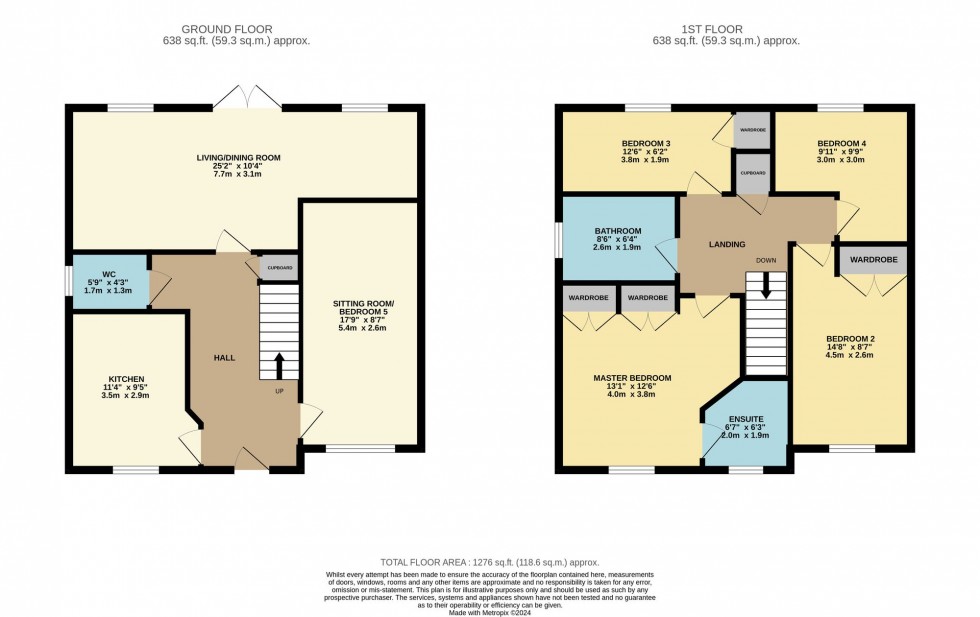 Floorplan for Bramble Wynd, Cambuslang, G72