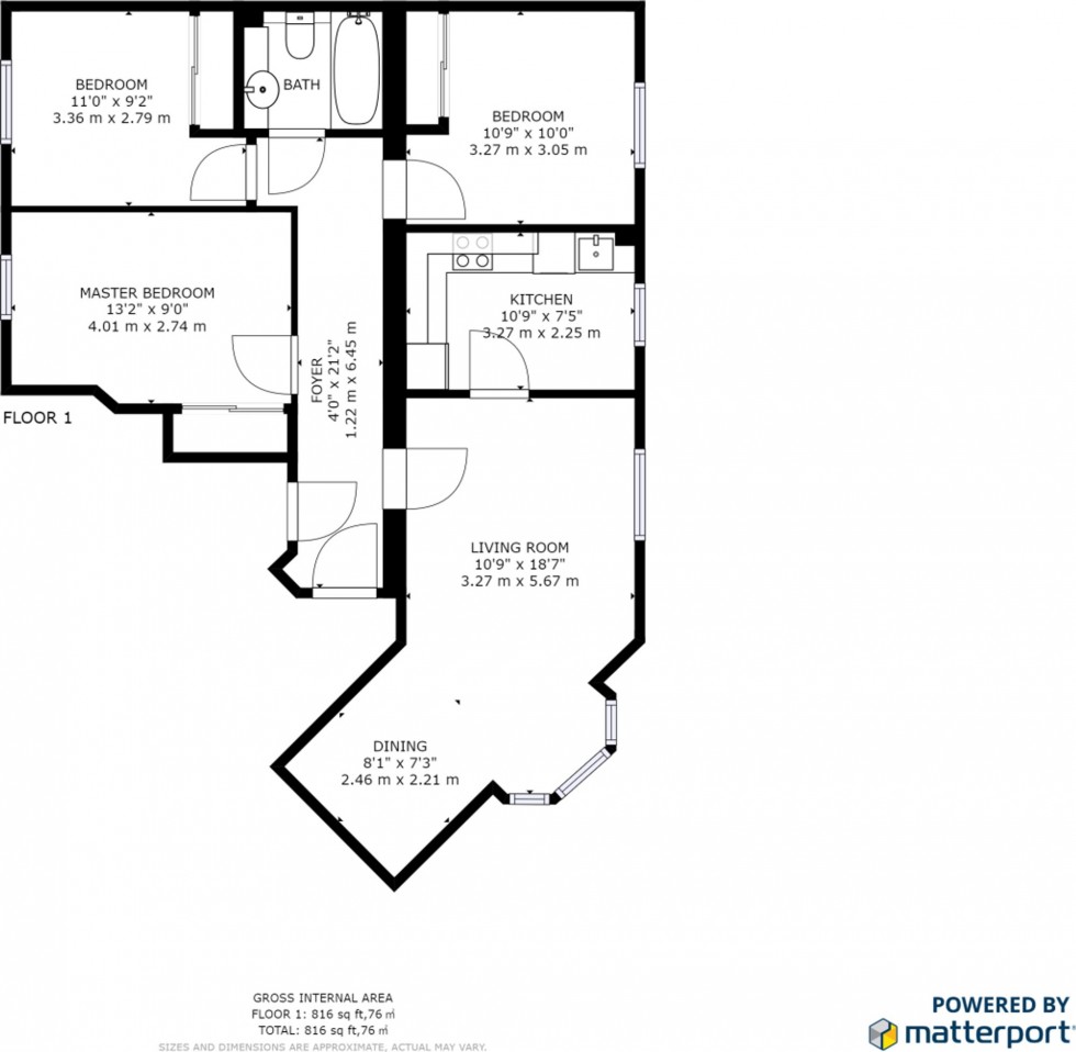 Floorplan for Lloyd Court, Rutherglen, G73