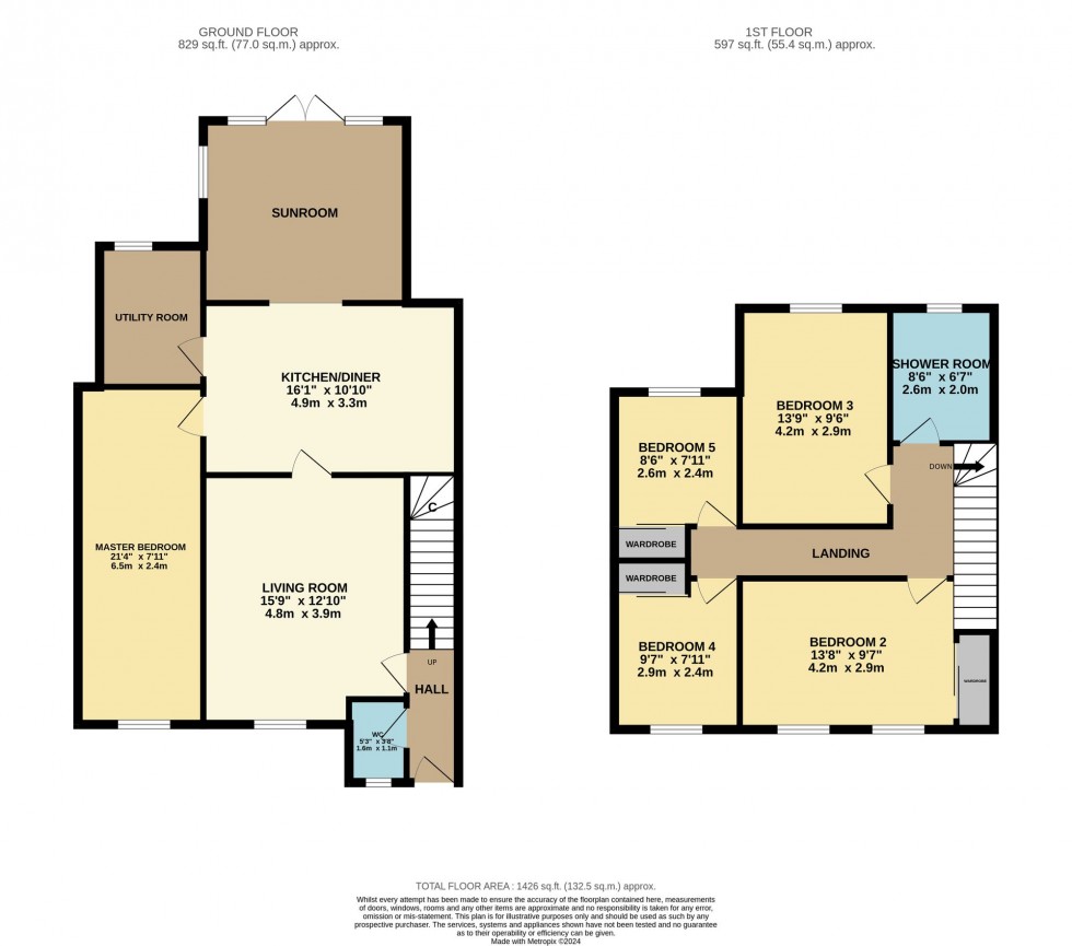 Floorplan for Buller Crescent, Blantyre, G72