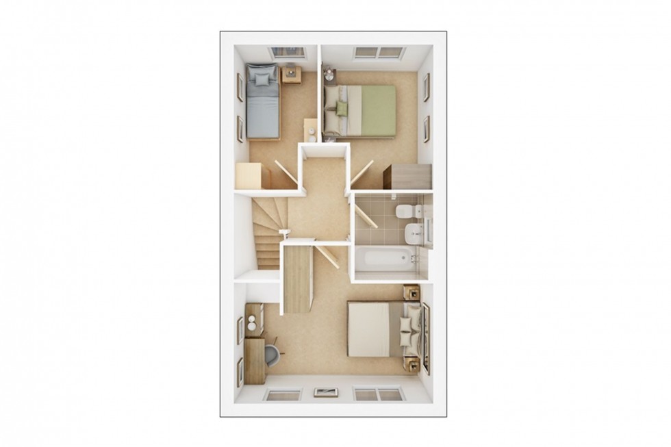 Floorplan for Skylark Gardens, Cambuslang, G72