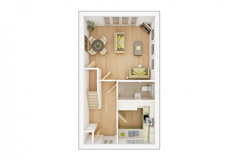 Floorplan for Skylark Gardens, Cambuslang, G72