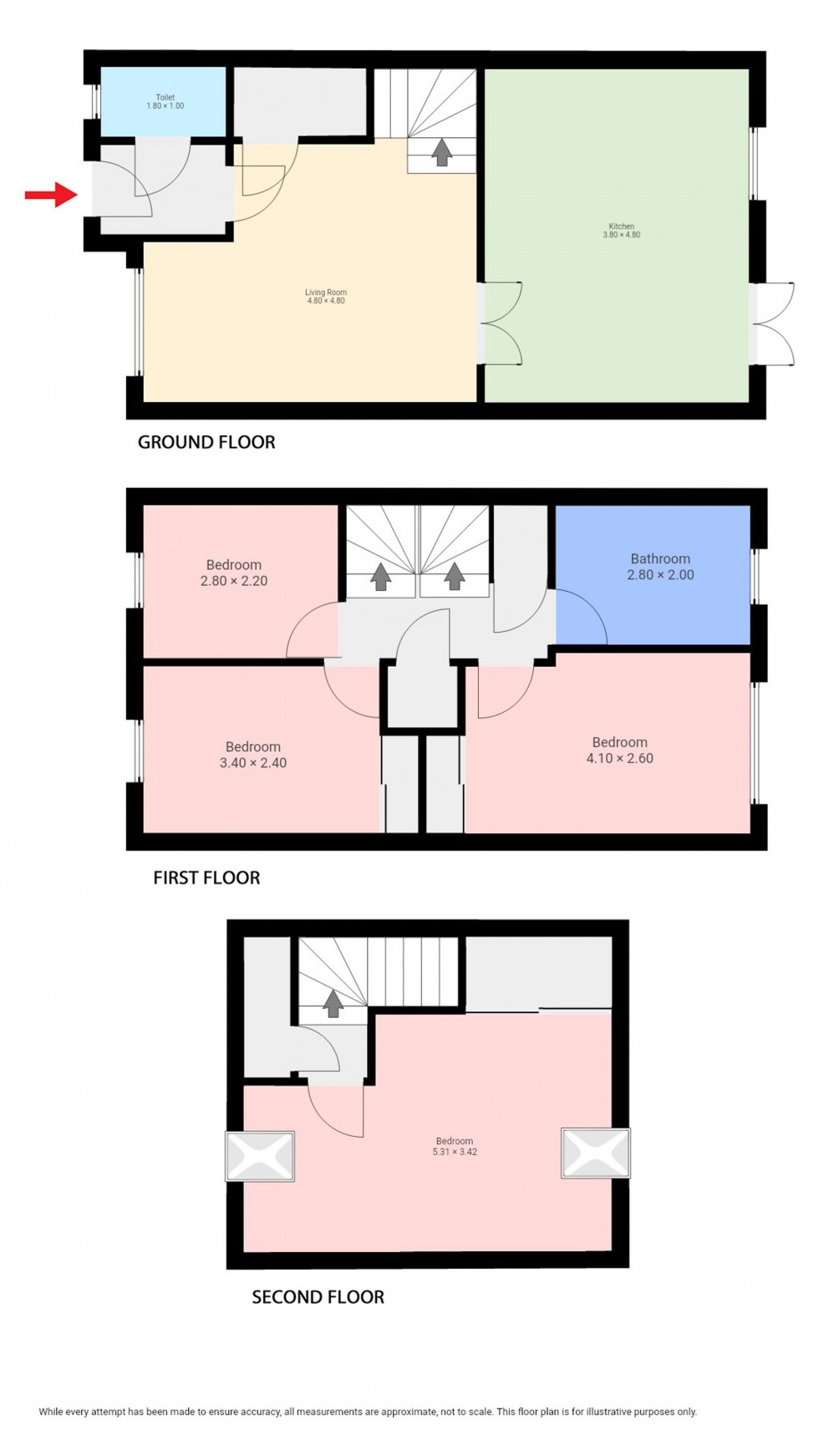 Floorplan for Fenton Place, Plains, ML6