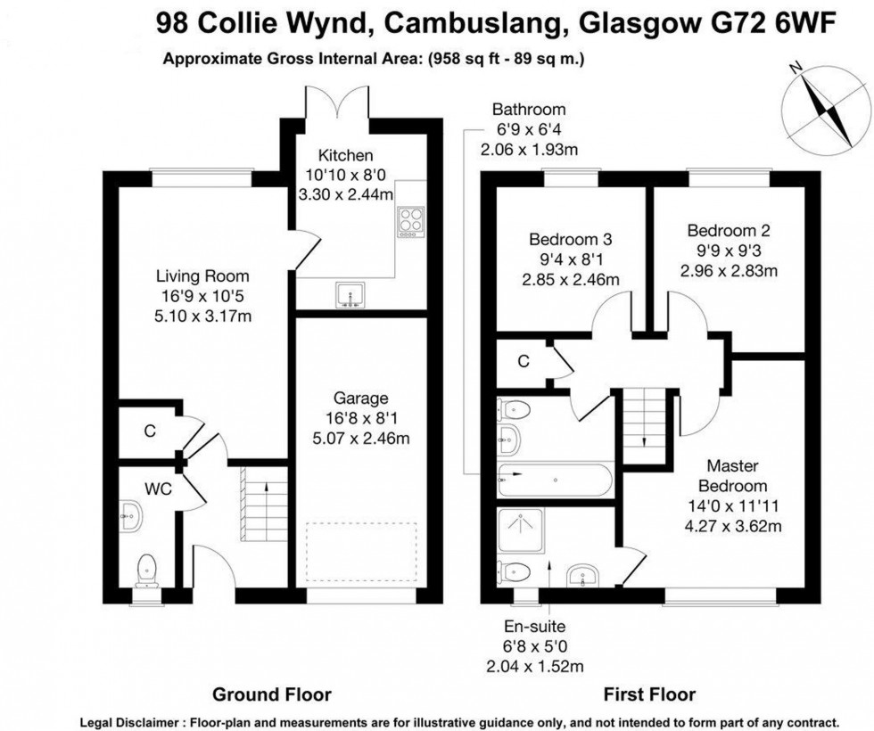 Floorplan for Collie Wynd, Cambuslang, G72